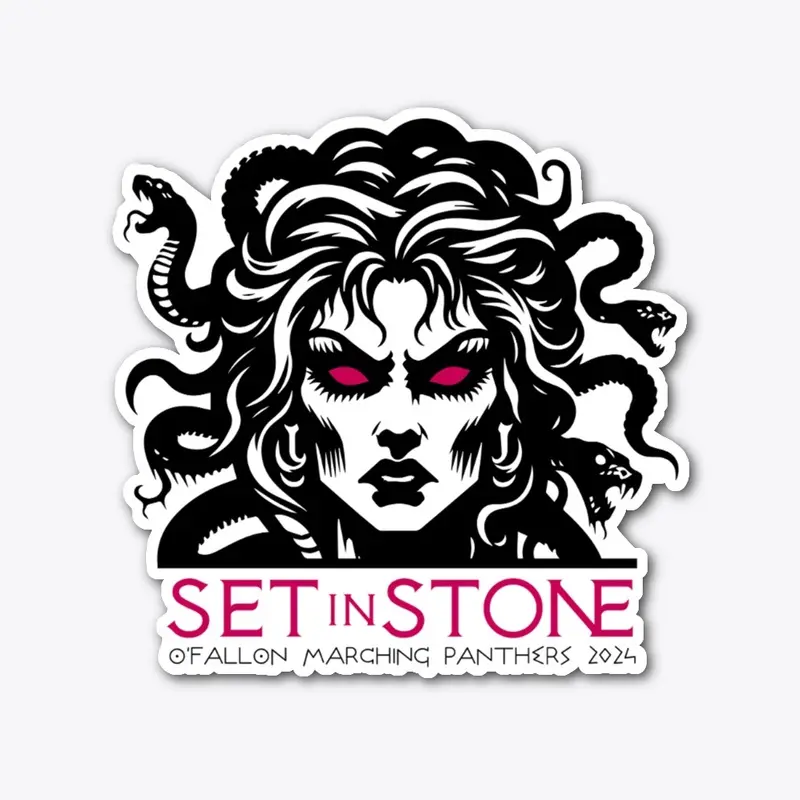 Set In Stone Medusa Logo